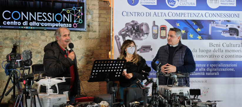 Centro di Alta Competenza CONNESSIONI - Da sx Massimo De Buono, Eleonora Cafiero, Fabio Gallo - Foto Vincenzo Zicaro